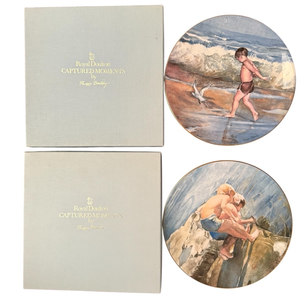 Vintage Royal Doulton Captured Moments Collectible Plates Treasure Seekers